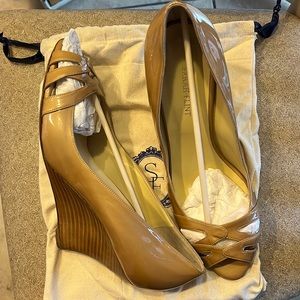 Sarah Flint wedge open toe shoe